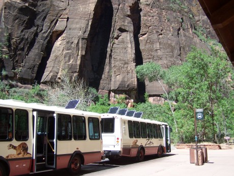Zion Canyon shuttle
